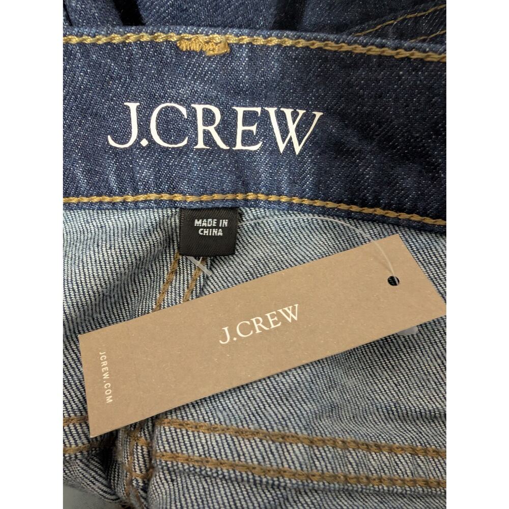 NWT! J. CREW! DEEP BLUE DENIM "'96 DENIM TROUSER" WIDE LEG, 5 POCKET JEANS! 14P - Picture 11 of 14